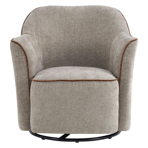 360° Swivel Accent Chair With Flared Arms