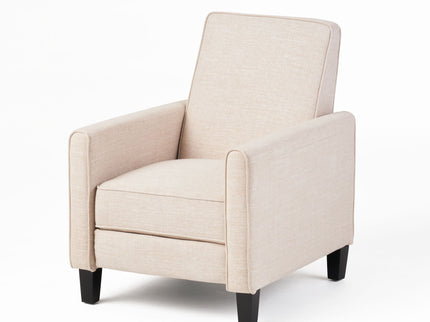 Upholstered Push Back Recliner Chair For Living Room