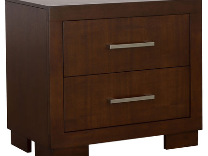 Polk - 2 Drawer Nightstand With Slim Handles - Cappuccino
