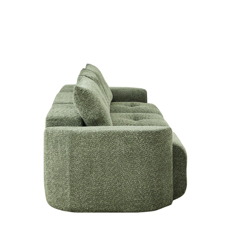 3 Seater With Thickened Armrests Sofa For Living Room