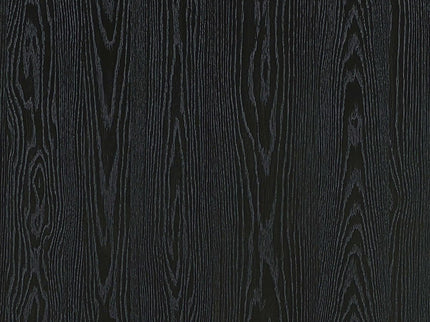 10 Shelf Open Back Bookcase With Geometric Design - Black