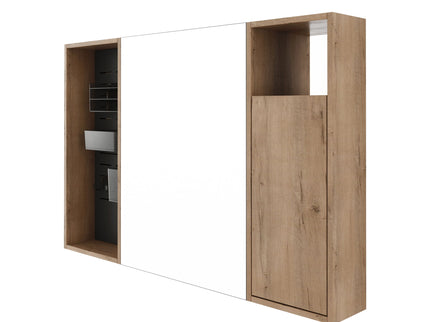 Wall Mounted Bathroom Mirror Cabinet With Soft Close Door, Storage Cabinet - Imitative Oak