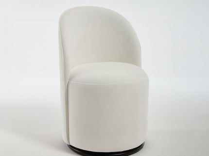 360 Degree Swivel Armless Dining Barrel Chair