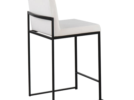 Fuji - Contemporary Modern Elegance, High Back Counter Stool