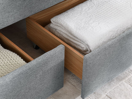 Upholstered Queen Daybed With 2 Drawers