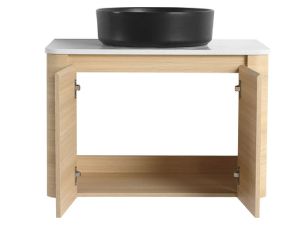 Mounted Bathroom Vanity With Art Sink & 2 Soft Close Doors