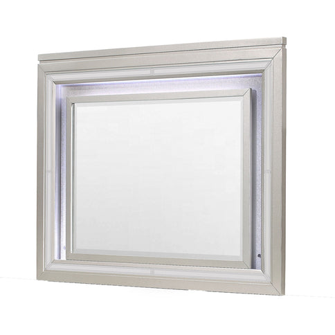 Cross - Glam Mirror With LED - Champagne