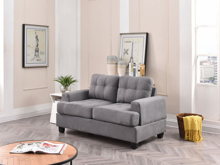 Stylish Transitional Loveseat For Two