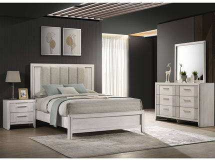 6 Drawer Storage Dresser Furniture - Antique White