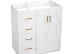White / Left Side Drawers