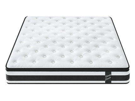 12" Breathable Hybrid Mattress, Memory Foam, Individual Pocket Springs