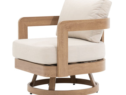 Swivel Chair For Patio - Oak