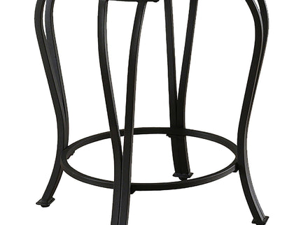 Swivel Stool With Upholstered Seat