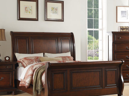 3 Piece Bedroom Set, Bed With 2 Nightstands