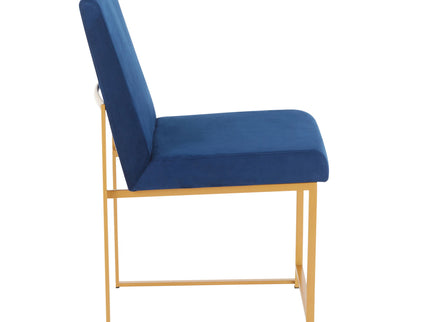 Fuji - Contemporary Stylish Frame, High Back Dining Chair (Set of 2)