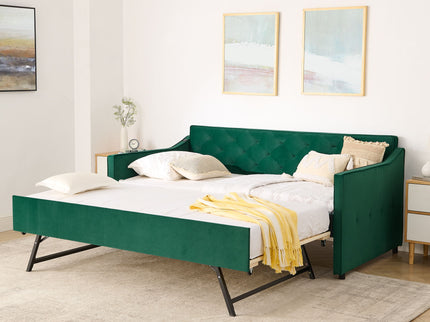 Daybed With Pop Up Trundle And USB Charging Armrest
