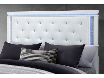 Adalid - Contemporary Bed With LED Lights