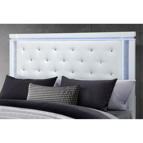 Adalid - Contemporary Bed With LED Lights