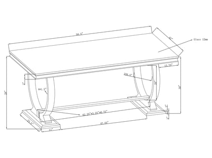 Mercy - Rectangular Top Dining Table