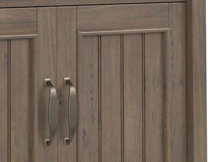 Lev - Low Storage Cabinet - Smoky Brown