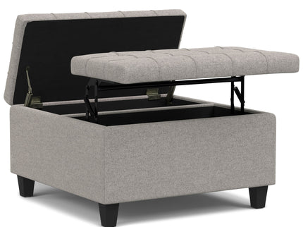 Harrison - Upholstered Coffee Table Storage Ottoman