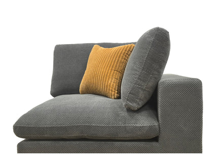 Custom Configuration Modular Sectional & Toss Pillows