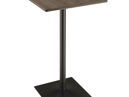 Staccato - Square Pub Height Bar Table - Dark Brown