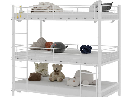 Triple Frame Bed With Built In Ladder