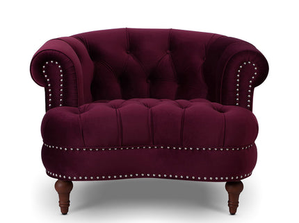 La Rosa - Victorian Tufted Upholstered Accent Chair