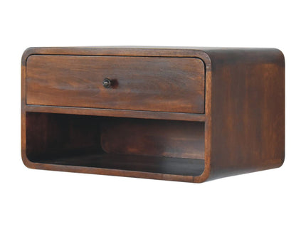 Curve Upper Slot Floating Nightstand