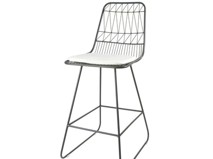 Yearning - Iron Counter Stool With Water Resistant Cushion