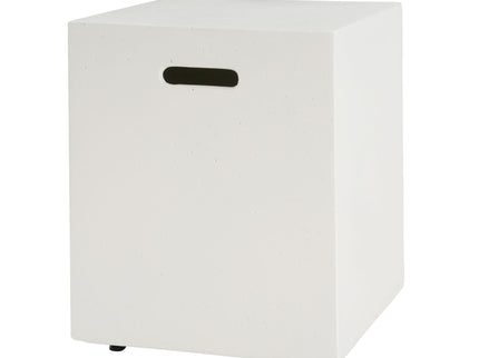 Modern Tank Holder Side Table With Smooth Concrete Surface