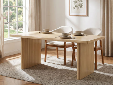 Rectangular Indoor Dining Table - Natural