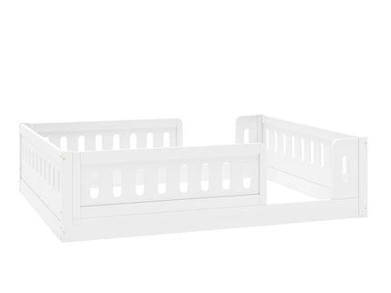 Platform Bed With Guardrail