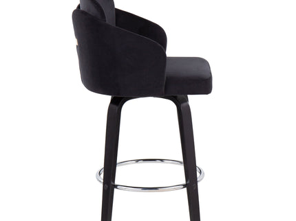Dahlia - Contemporary Counter Stool Round Footrest (Set of 2)