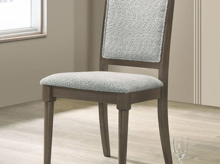 Perkins - Upholstered Dining Side Chair (Set of 2) - Dark Brown