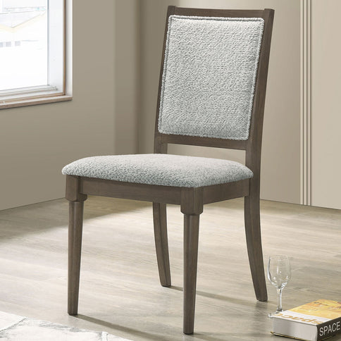 Perkins - Upholstered Dining Side Chair (Set of 2) - Dark Brown