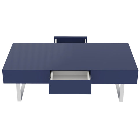 Rectangular Coffee Table With Hidden Storage