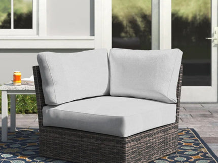 Shick - Corner Wedge Patio Chair With Cushions