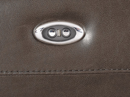 Aashi - Leather Gel Match Recliner Chair - Brown