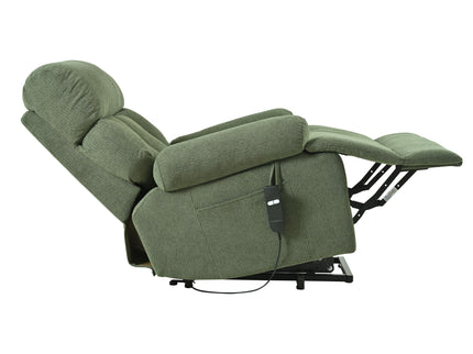 Oversized Power Lift Recliner Chai With Remote Control, Side Pocket, Spacious Seat