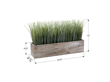 Artificial Grass Plant, Table Decor - Green