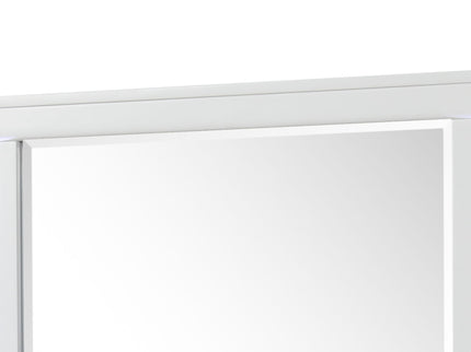 Abigale - Mirror For Dresser Top Made With LED (Includes Only Mirror) - White