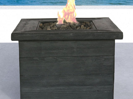 Fiber Reinforced Propane / Natural Gas Fire Pit Table - Charcoal