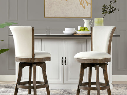 Henry - Armless Swivel Counter Height Bar Stool