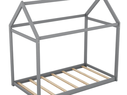Wooden House Shaped Bed