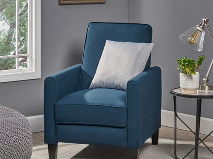 Upholstered Push Back Recliner Chair For Living Room