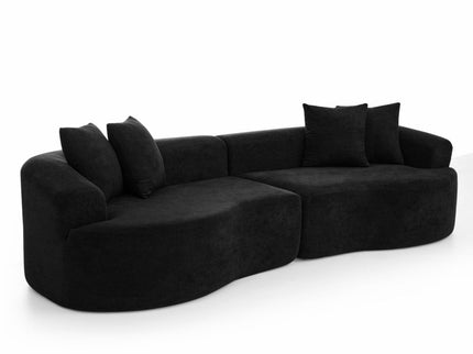 4 Seater Curved Cloud Sectional Sofa