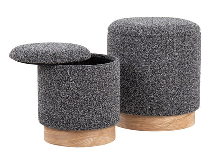 Marla - Contemporary, Nesting Ottoman Set