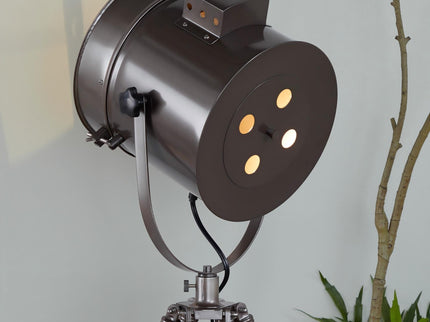 Ahoy - Industrial Floor Lamp - Natural / Antique